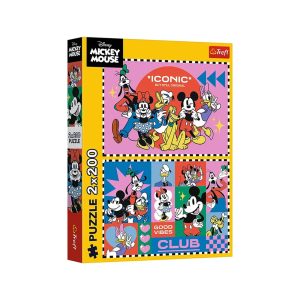 Trefl Puzzles  - 2x200 - Time with friends / Disney Standard Characters_FSC Mix 70%