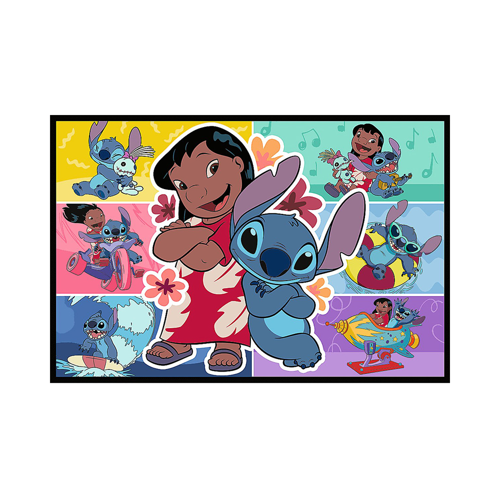 Trefl Puzzles - 2x200 - The happy life of Stitch / Disney Lilo&Stitch_FSC Mix 70% - Image 2