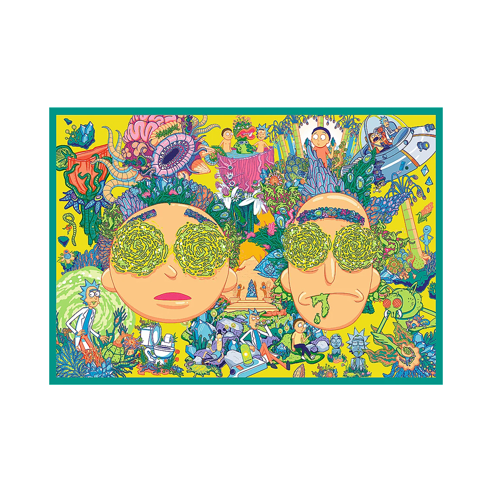 Trefl Puzzles - 4x250 - The twisted world of Rick and Morty / Warner Rick and Morty_FSC Mix 70% - Image 4