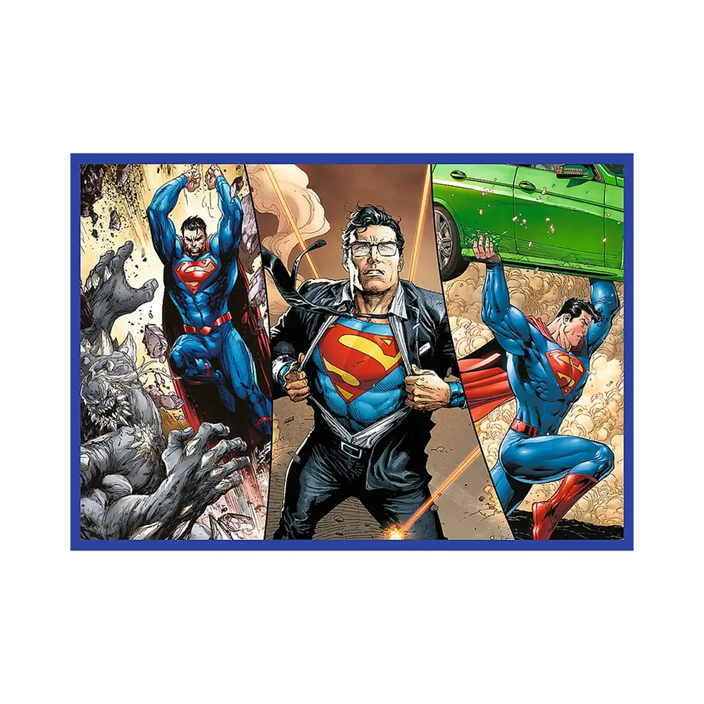 Trefl Puzzles - 4x250 - The Courage of Superman / Warner Superman_FSC Mix 70% - Image 3