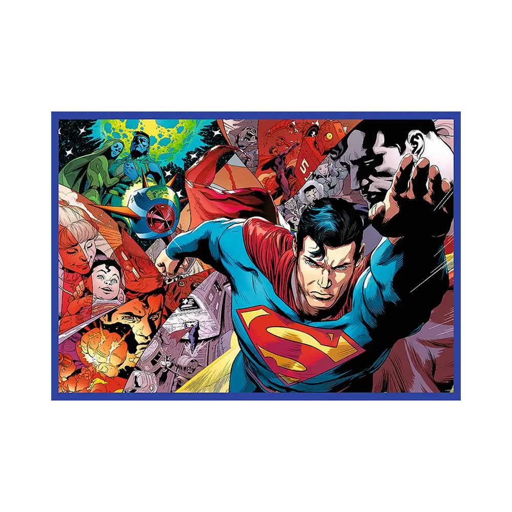 Trefl Puzzles - 4x250 - The Courage of Superman / Warner Superman_FSC Mix 70% - Image 4
