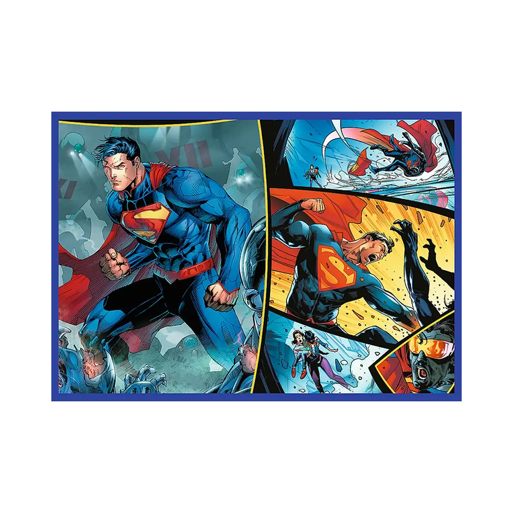 Trefl Puzzles - 4x250 - The Courage of Superman / Warner Superman_FSC Mix 70% - Image 5