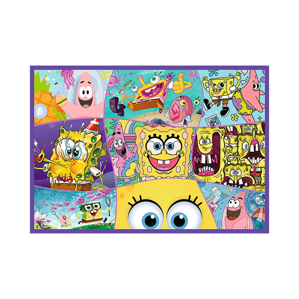 Trefl Puzzles - 4x250 - Crazy world of Spongebob / Viacom Spongebob_FSC Mix 70% - Image 3