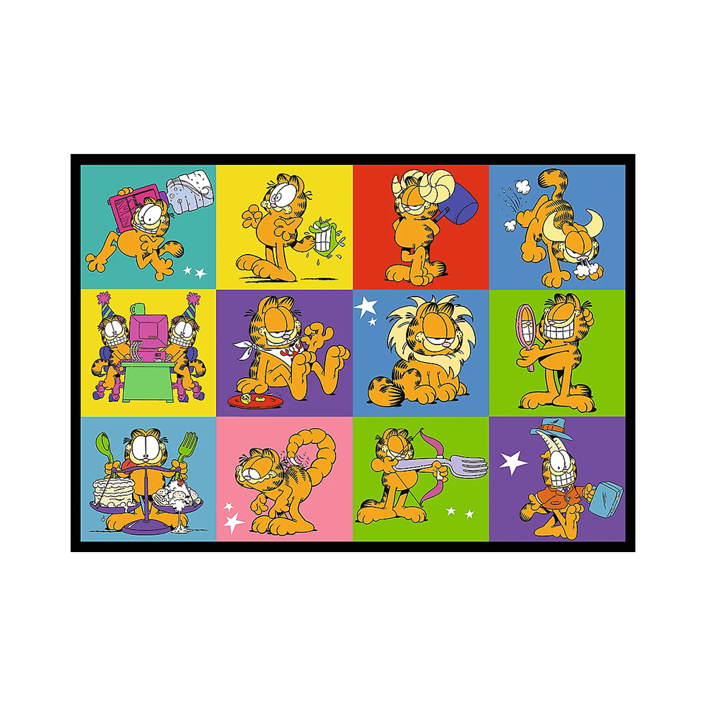 Trefl Puzzles - 4x250 - Garfield doesnt like Mondays / Garfield_FSC Mix 70% - Image 3