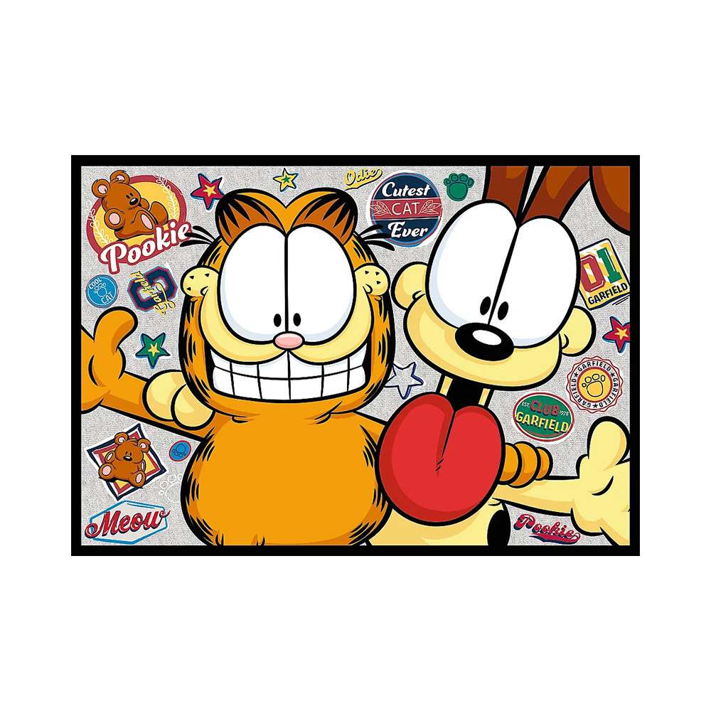 Trefl Puzzles - 4x250 - Garfield doesnt like Mondays / Garfield_FSC Mix 70% - Image 4