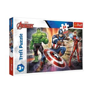 Trefl Puzzles - 24 Maxi - In the world of Avengers / Disney Marvel The Avengers
