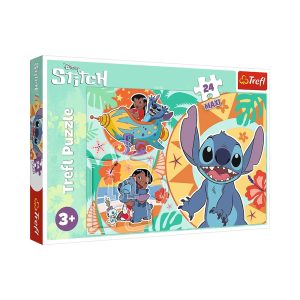 Trefl Puzzles - 24 Maxi - Happy day of  Lilo&Stitch / Disney Lilo&Stitch