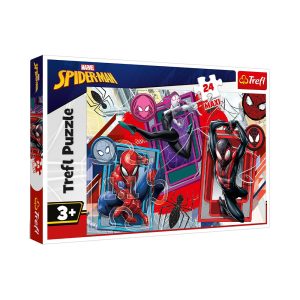Trefl Puzzle - Super House: Marvel - Spiderman The Spider Senses (24 Maxi PCS)