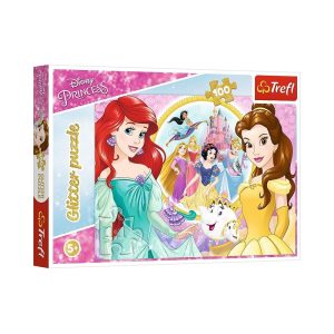 Trefl Puzzles - 100 Glitter - Memories of Bella and Ariel / Disney Princess