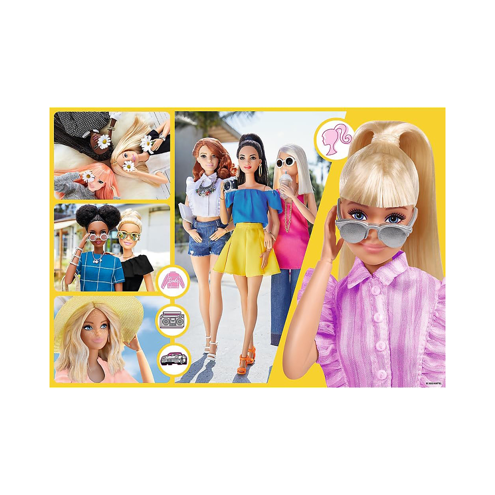 Trefl Puzzles - 100 Glitter - Glitter Barbie / Mattel, Barbie - Image 2