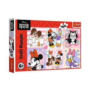 Trefl Puzzle - Cartoon Animation: Disney - Minnie Mouse - Colorful Day (160 PCS)