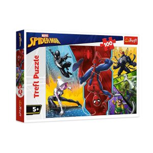 Trefl Puzzles - 100 - Upside down / Disney Marvel Spiderman