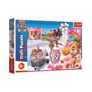Trefl Puzzles - 100 - Skye in action / Viacom Paw Patrol