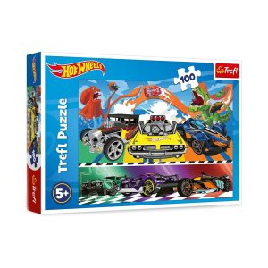 Trefl Puzzles - 100 - Speeding cars / Hot Wheels