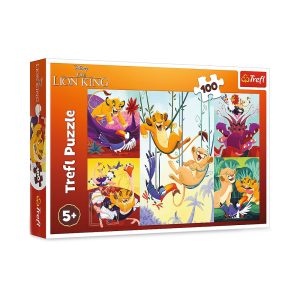 Trefl Puzzles - 100 - Courageous Lion King / Disney Lion King