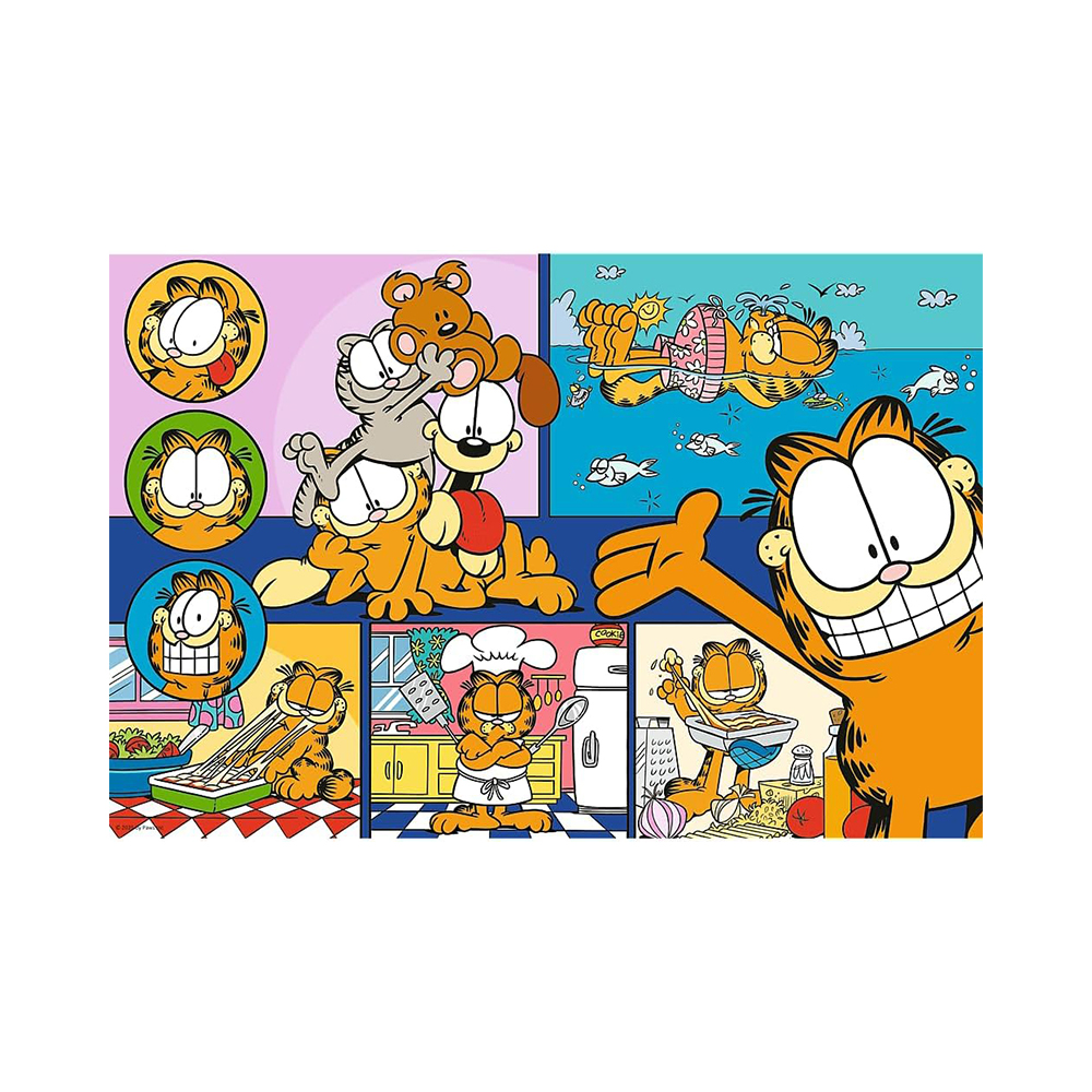 Trefl Puzzles - 100 - Lazy Garfield / Garfield_FSC Mix 70% - Image 2