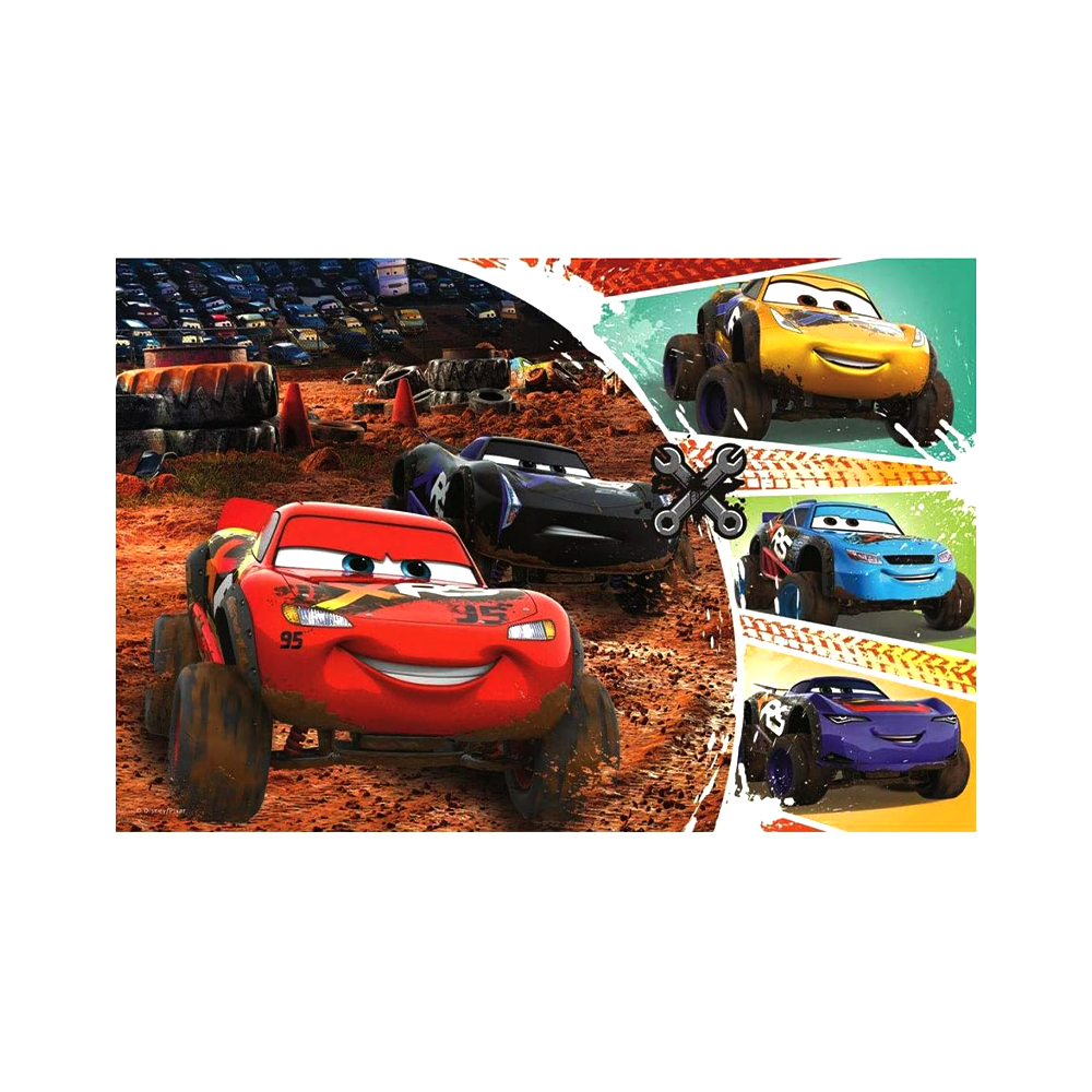 Trefl Puzzles - 60 - Lightning McQueen with friends / Disney Cars 3 - Image 2