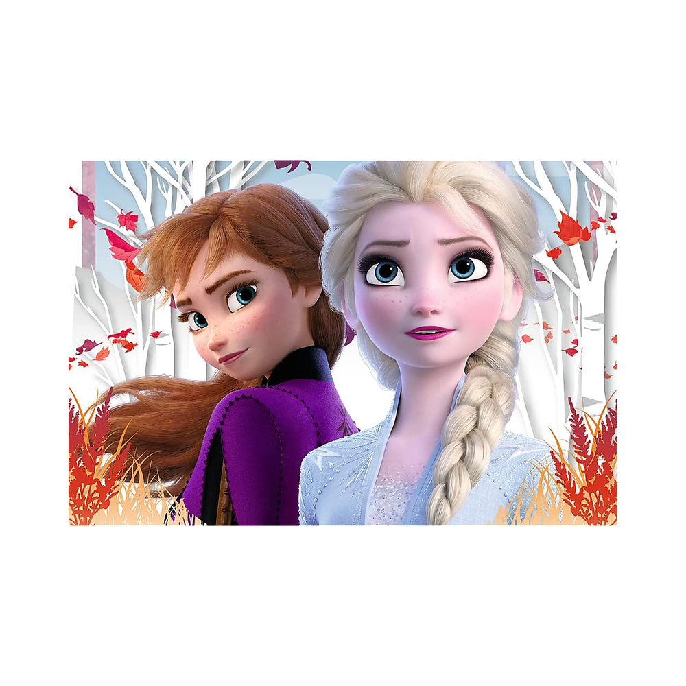 Trefl Puzzles - 60 - The enchanted world of Anna and Elsa / Disney Frozen 2 - Image 2