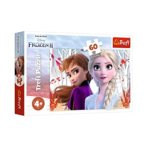 Trefl Puzzles - 60 - The enchanted world of Anna and Elsa / Disney Frozen 2