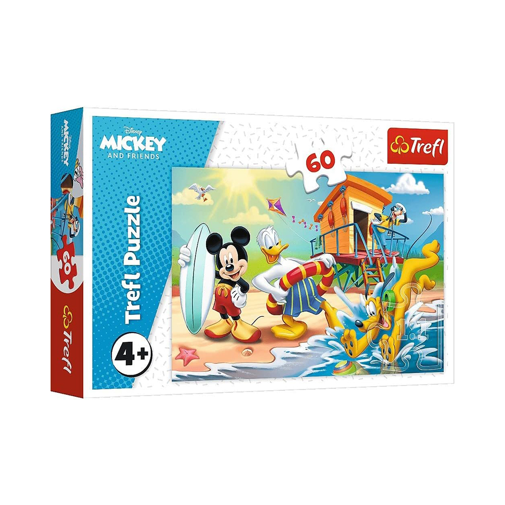 Trefl Puzzles - 60 - Interesting day for Miki and friends / Disney Standard Characters