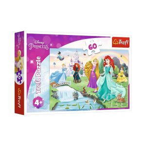 Trefl Puzzles - 60 - Meet the Princesses / Disney Princess