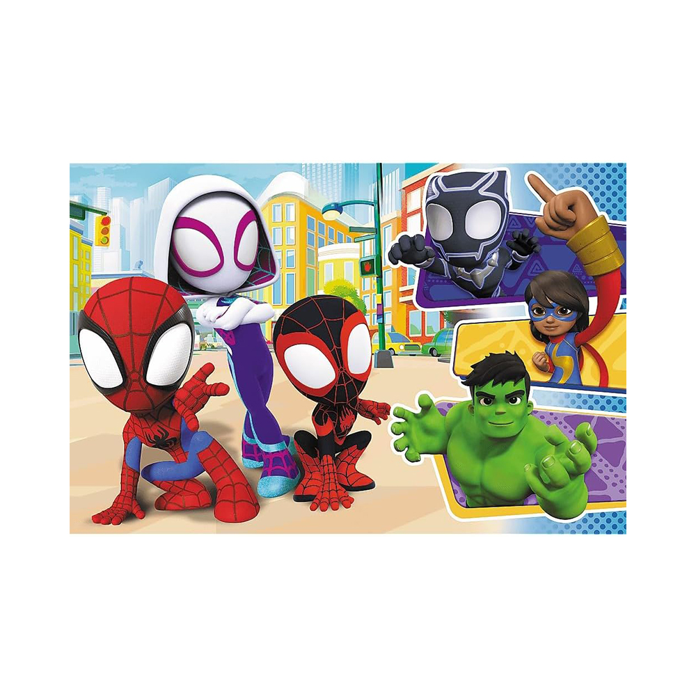 Trefl Puzzles - 60 - In Spidays world / Spiday and his Amazing Friends - Image 2