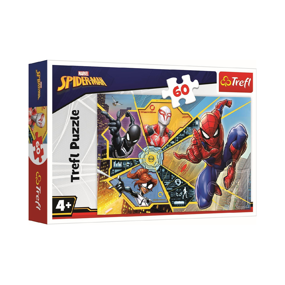 Trefl Puzzles - 60 - On the web / Disney Marvel Spiderman