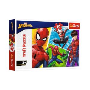 Trefl Puzzles - 30 - Spider-Man and Miguel / Disney Marvel Spiderman