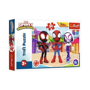 Trefl Puzzles - 30 - The adventures of Spiday and friends / Spiday and his Amazing Friends