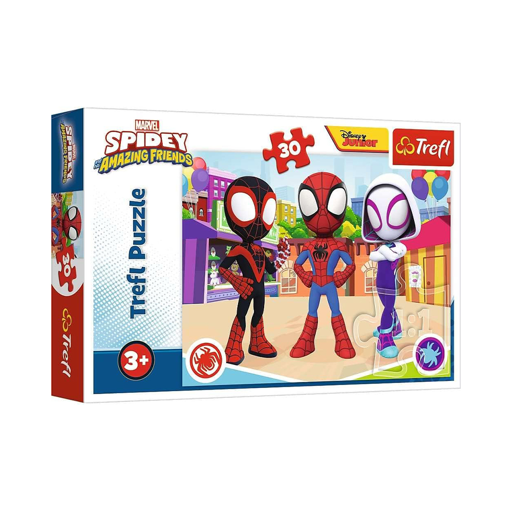 Trefl Puzzles - 30 - The adventures of Spiday and friends / Spiday and his Amazing Friends