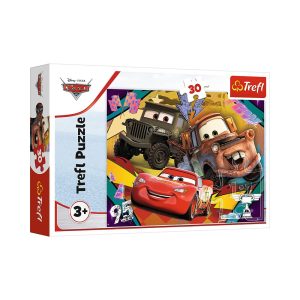 Trefl Puzzles - 30 - Speeding cars / Disney Cars 3
