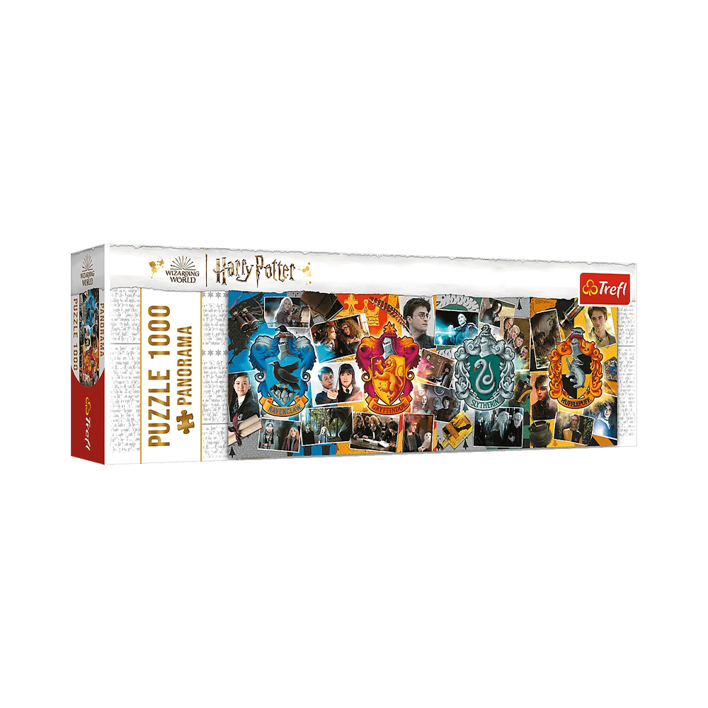 Trefl Puzzles - 1000 Panorama - Four Houses of Hogwart / Warner Harry Potter