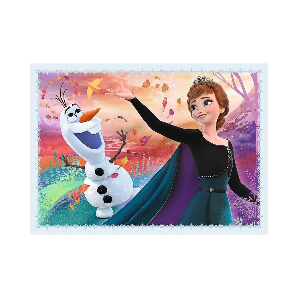 Trefl Puzzles - 4in1 - Journey into the unknown / Disney Frozen 2 - Image 3
