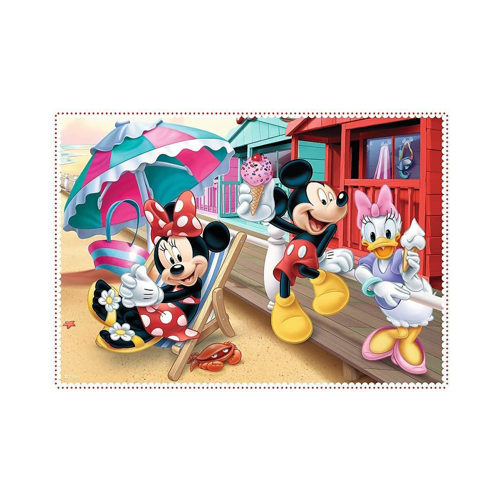 Trefl Puzzles - 4in1 (12, 15, 20, 24) - Minnie with friends / Disney Minnie - Image 3