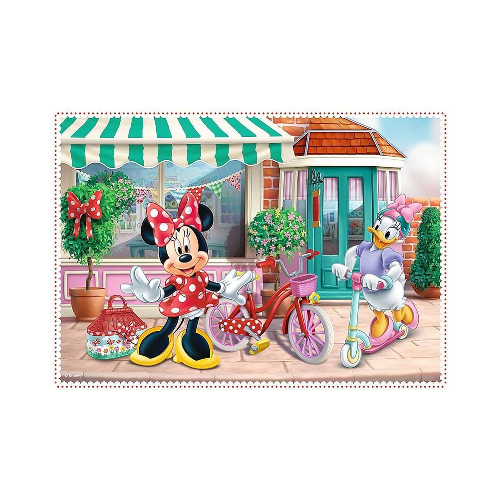 Trefl Puzzles - 4in1 (12, 15, 20, 24) - Minnie with friends / Disney Minnie - Image 4