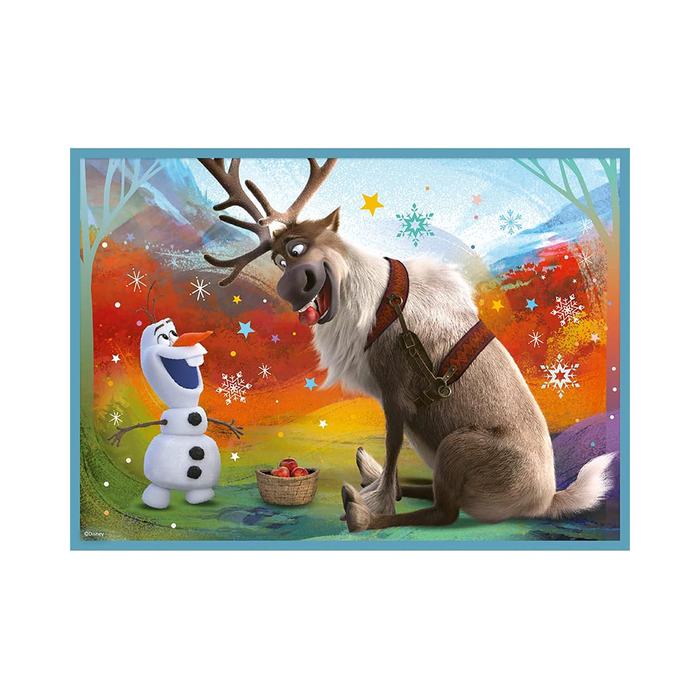 Trefl Puzzles - 4in1 (12, 15, 20, 24) - The amazing world of Frozen / Disney Frozen 2 - Image 2
