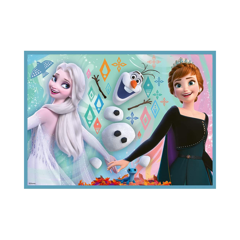 Trefl Puzzles - 4in1 (12, 15, 20, 24) - The amazing world of Frozen / Disney Frozen 2 - Image 3