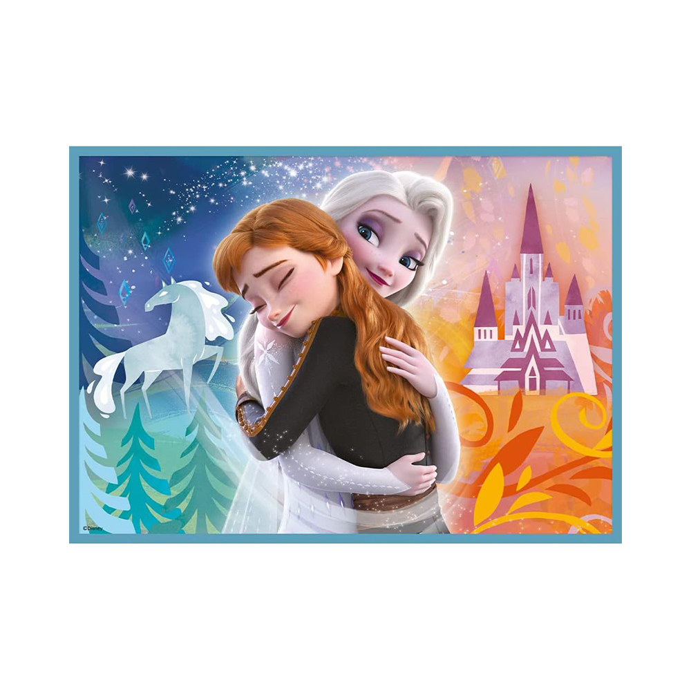 Trefl Puzzles - 4in1 (12, 15, 20, 24) - The amazing world of Frozen / Disney Frozen 2 - Image 4