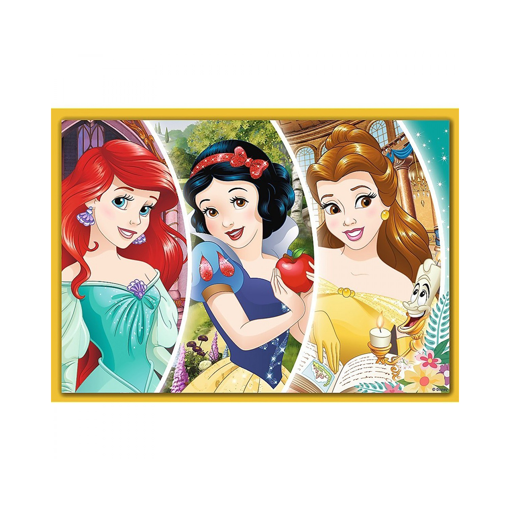 Trefl Puzzles - 4in1 - Happy day / Disney Princess - Image 2