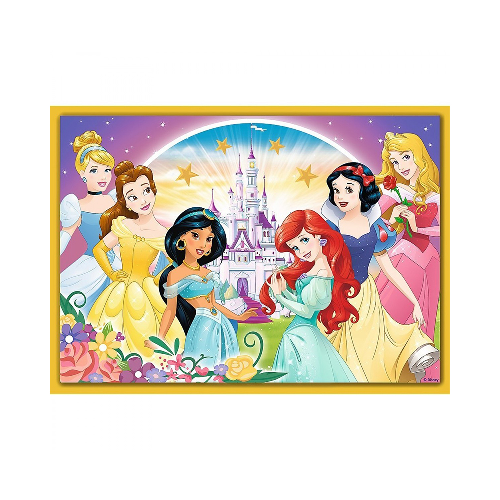 Trefl Puzzles - 4in1 - Happy day / Disney Princess - Image 3