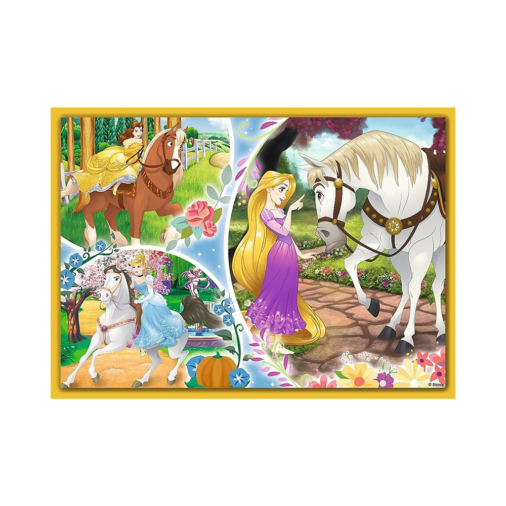 Trefl Puzzles - 4in1 - Happy day / Disney Princess - Image 4