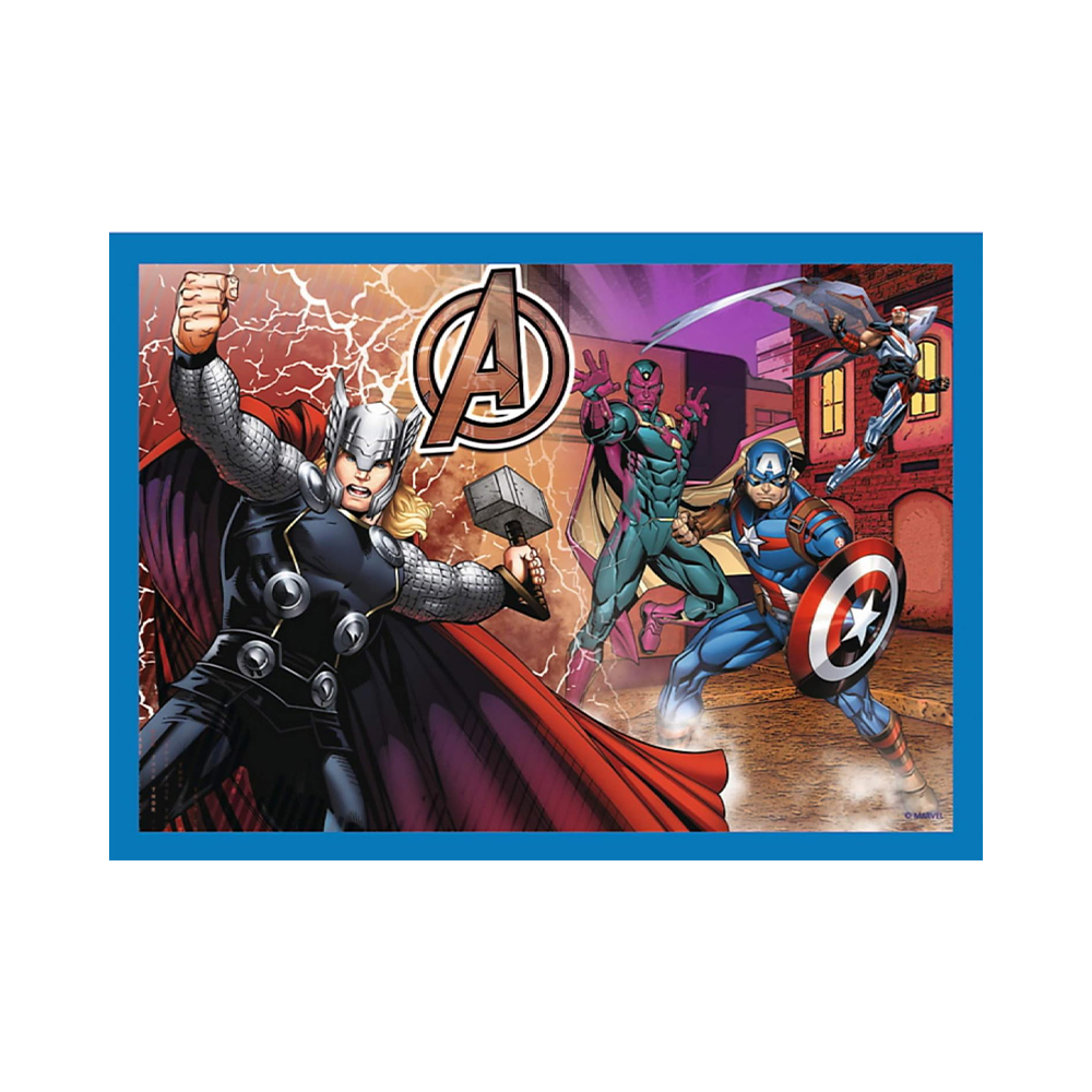 Trefl Puzzles - 4in1 - Brave Avengers / Disney Marvel The Avengers - Image 4