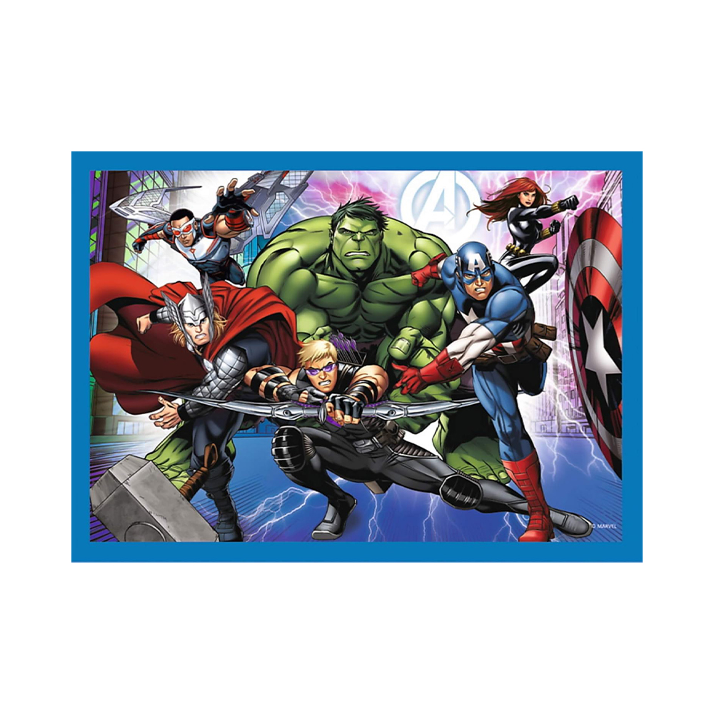 Trefl Puzzles - 4in1 - Brave Avengers / Disney Marvel The Avengers - Image 5