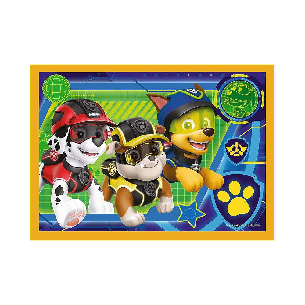 Trefl Puzzles - 4in1 - Holiday Paw Patrol / Viacom PAW Patrol - Image 4