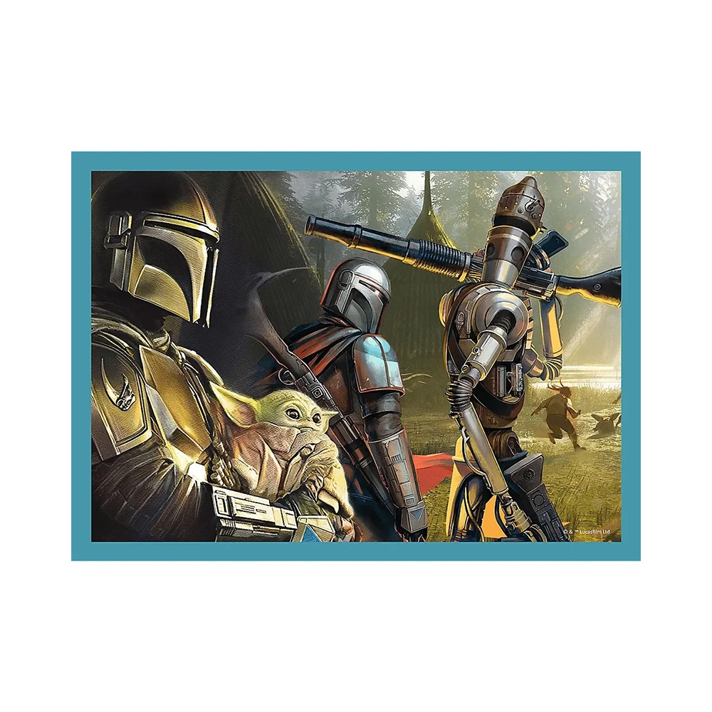 Trefl Puzzles - 4in1 - The Mandalorian / Lucasfilm Star Wars The Mandalorian - Image 4