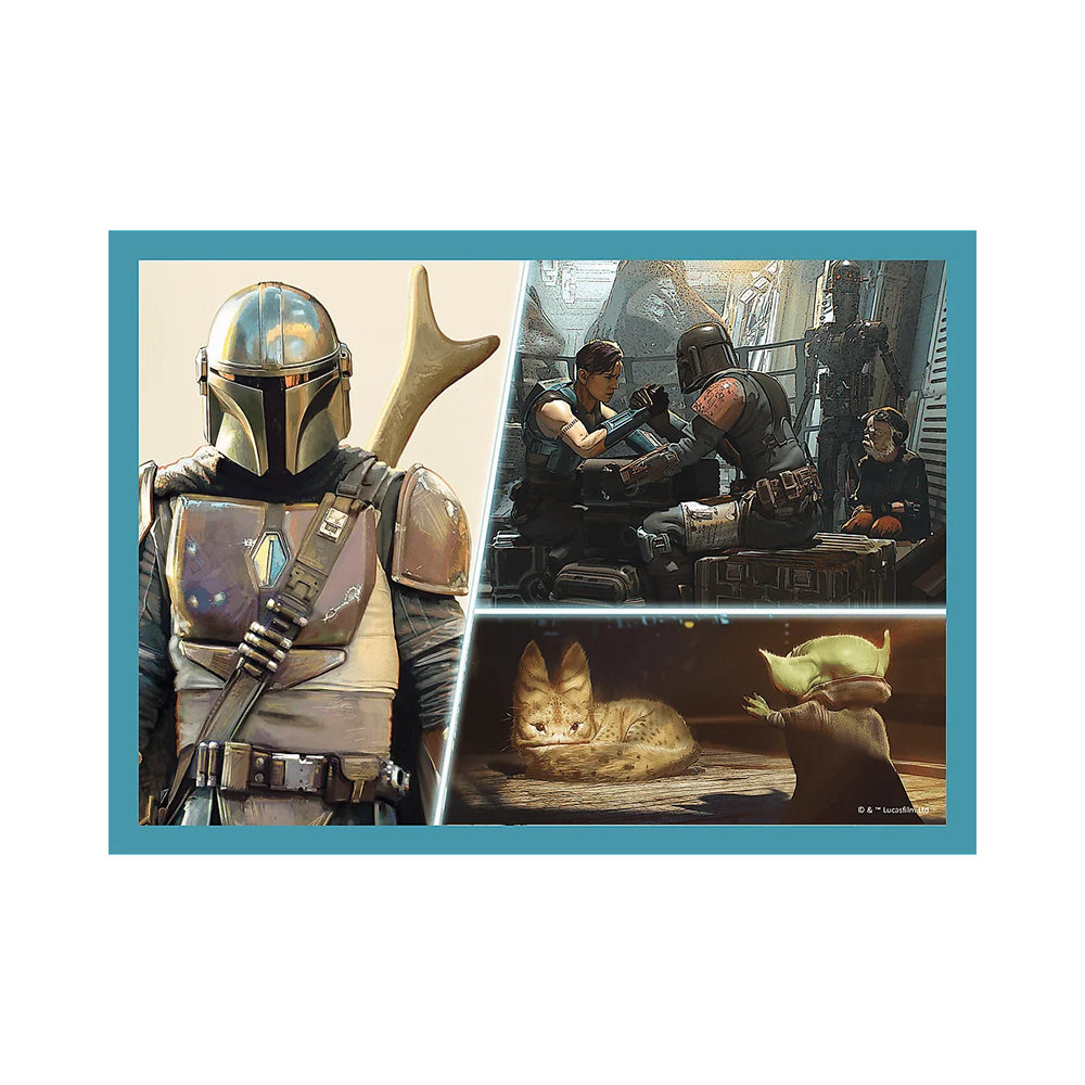 Trefl Puzzles - 4in1 - The Mandalorian / Lucasfilm Star Wars The Mandalorian - Image 5