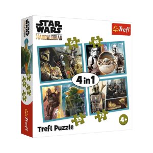 Trefl Puzzles - 4in1 - The Mandalorian / Lucasfilm Star Wars The Mandalorian
