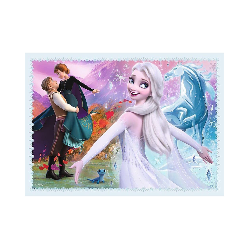 Trefl Puzzles - 4in1 - Magic in the forest / Disney Frozen 2 - Image 4