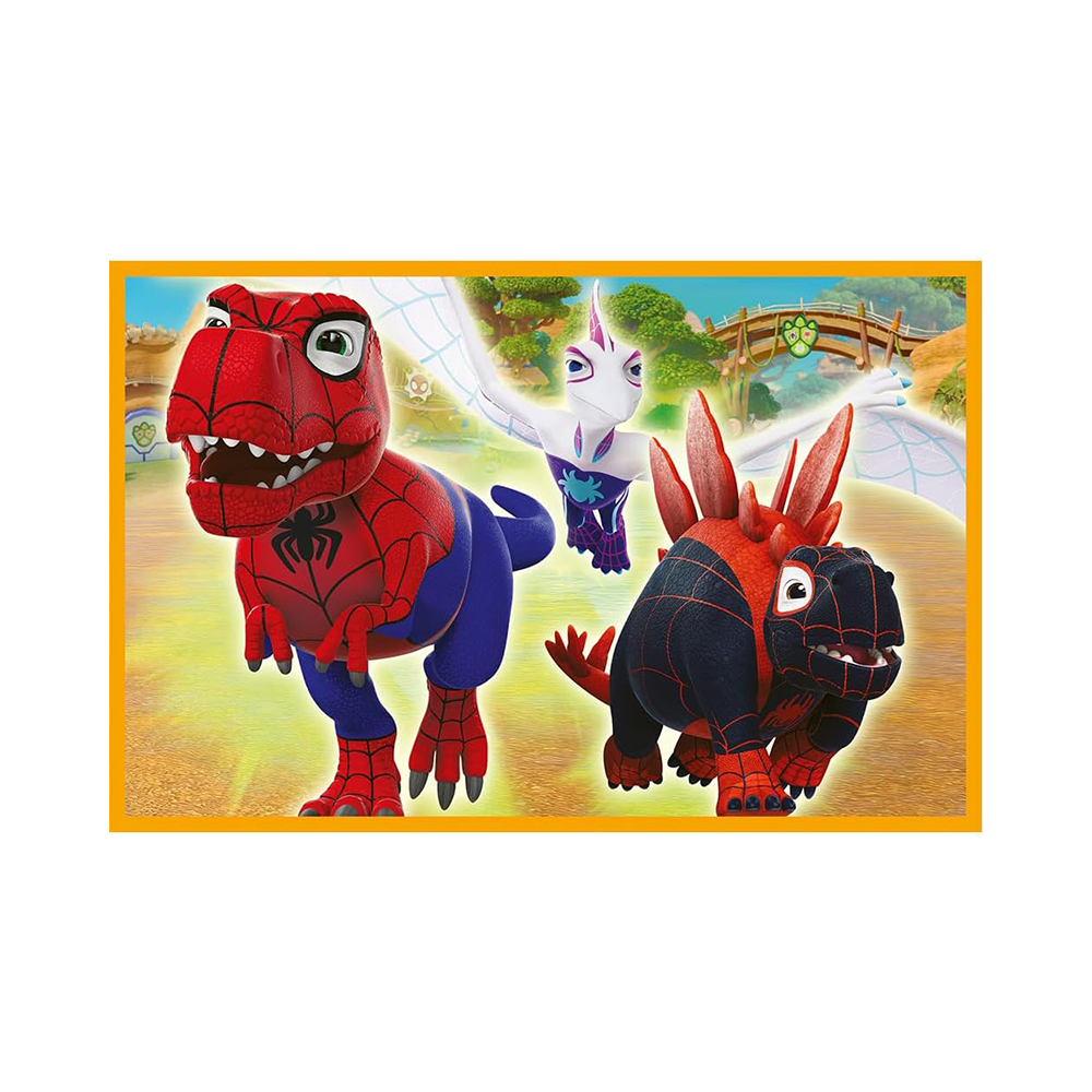 Trefl Puzzles - 2x24 - Spidey and dinosaurs / Spidey and his Amazing Friends Marvel_FSC Mix 70% - Image 2