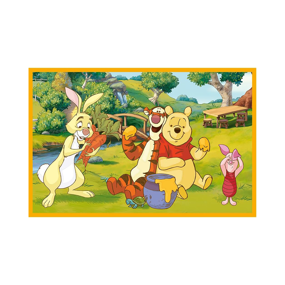 Trefl Puzzles - 2x24 - Day in the garden/ Disney Winnie the Pooh_FSC Mix 70% - Image 2